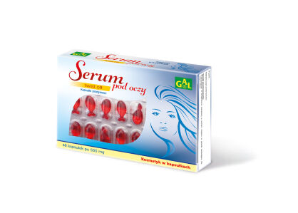 Serum pod oczy 500 mg 48 kaps. Pakiet 3+1