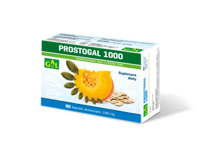 Prostogal 1000 1300 mg 80 kaps. Pakiet 3+1