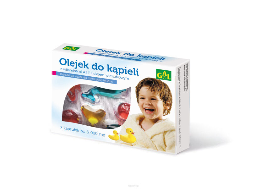 Olejek do kąpieli dla dzieci 3000 mg 7 kaps.