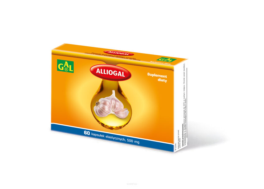 Alliogal 500 mg 60 kaps. Pakiet 1+1