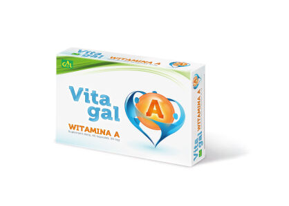 Vitagal Witamina A 60 kaps. Pakiet 3+1