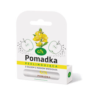 Pomadka peelingująca z olejem z nasion wiesiołka 4,3 g Pakiet 3+1