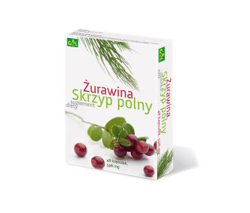 Żurawina + skrzyp polny 48 kaps.